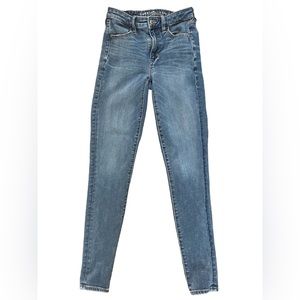 American Eagle Next Level Stretch Jeggings Size 0 Long